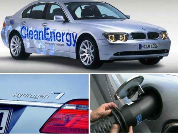Седмата серия на BMW, бе избрана за база на тестов водороден вариант, чийто принцип на работа е различен, спрямо другите хидрогенни модели на конкурентите