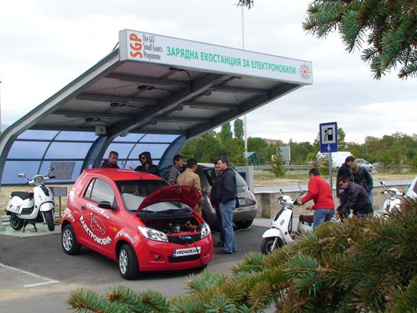 fotovoltaicha zariadna stancia elektromobili inter expo center sofia