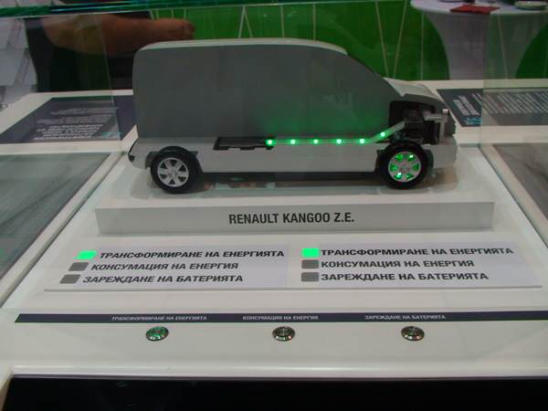 Демонстрационен мини модел на Renault Kangoo Z.E.