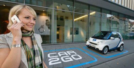 Резервация на Car2go кoла