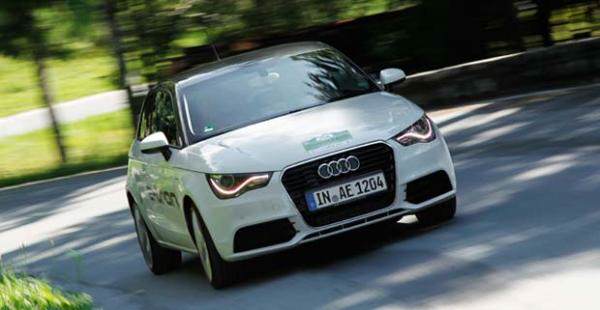 Audi A1 e-tron на E-Silvretta