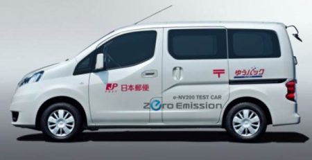 Nissan NV200 тестов електромобил