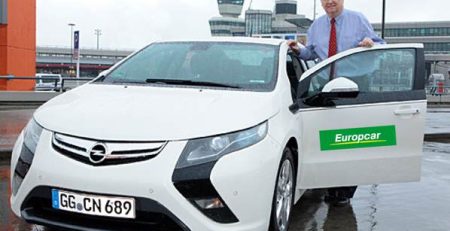 Opel Ampera по наем от Europcar - официално от края на 2011 г.