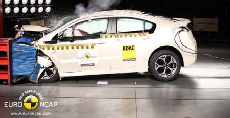 Opel Ampera краш тестове