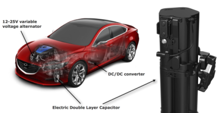 i-ELOOP технология за регенеративно спиране от Mazda