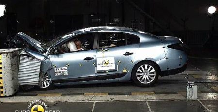 EURO NCAP краш тест на електрическия Renault Fluence Z.E.