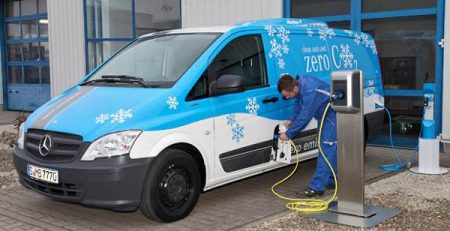 Хладилен вариант на електрическия Mercedes-Benz Vito E-Cell