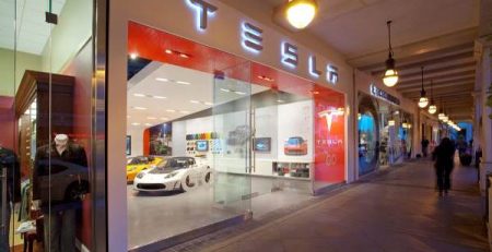 Tesla showroom