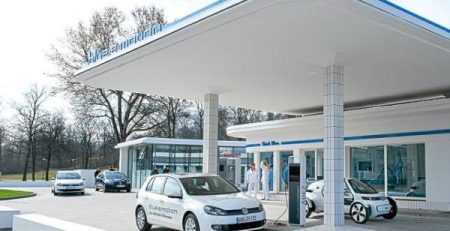 Станция за зареждане на електромобили от Volkswagen