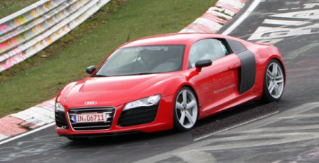 audi r8 e-tron test drive