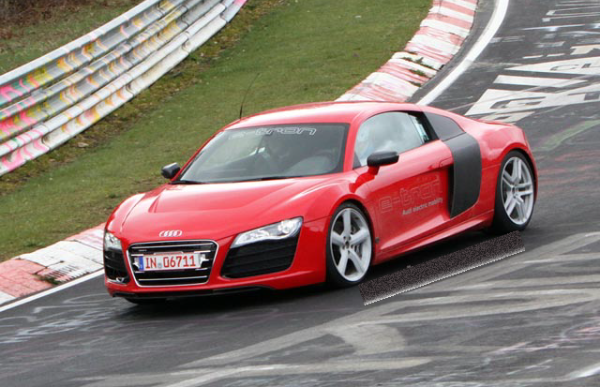 audi r8 e-tron test drive