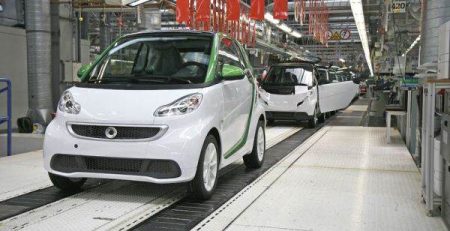 proizvodstvo smart fortwo electric