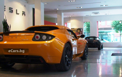 tesla roadster munich