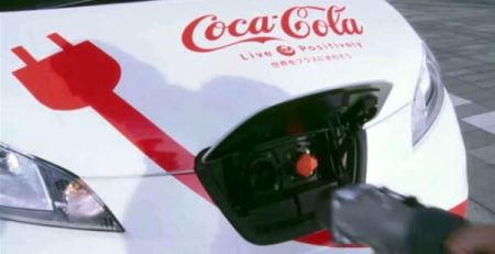 elektricheski van nissan e-nv200 coca-cola