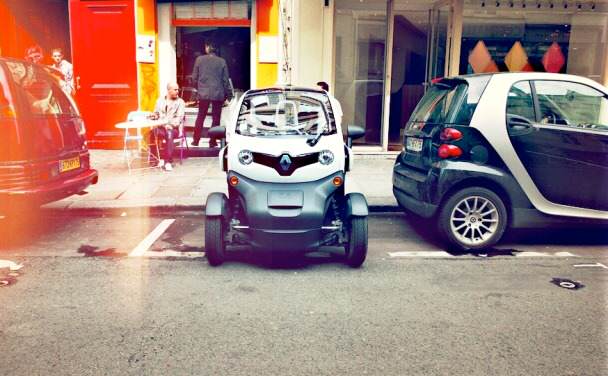 twizy parkirane smart