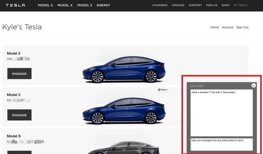 mytesla-live-chat