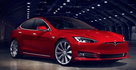 red-tesla-model-s